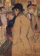 Henri  Toulouse-Lautrec Alfred la Guigne oil painting